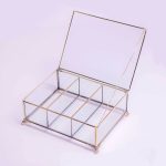 باکس تی بگ شیشه ای کوچک 3خانه