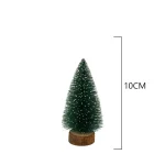 درخت مصنوعی کاج مینیاتوری کریسمس مدل ایکیا 10 سانتی‌متر