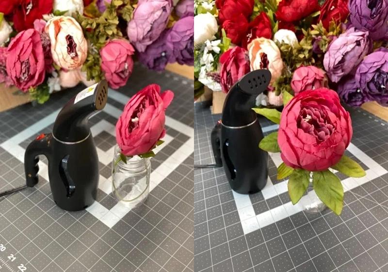 آموزش بخار دادن گل مصنوعی