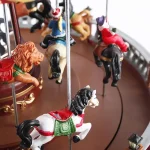 دکوری کریسمس چرخ و فلک اروپایی کاروسل - carousel کلکسیونی خاص 12 آدمک
