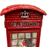کیوسک تلفن لندن بابانوئل سایز بزرگ music box telephone london santa