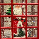 موزیک باکس کریسمس کیوسک تلفن music box telephone london santa