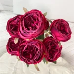 طراحی هنری دسته گل رز ژولیت مصنوعی گل1001