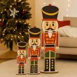 دکوری سرباز فندق شکن تک بعدی چوبی - کریسمس - گلفروشی گل مصنوعی 1001