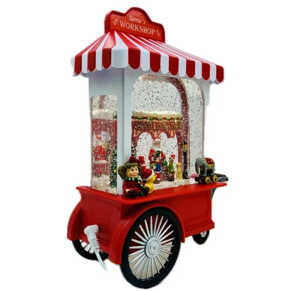 گوی موزیکال کریسمس فروشگاه گل 1001 با طراحی خاص